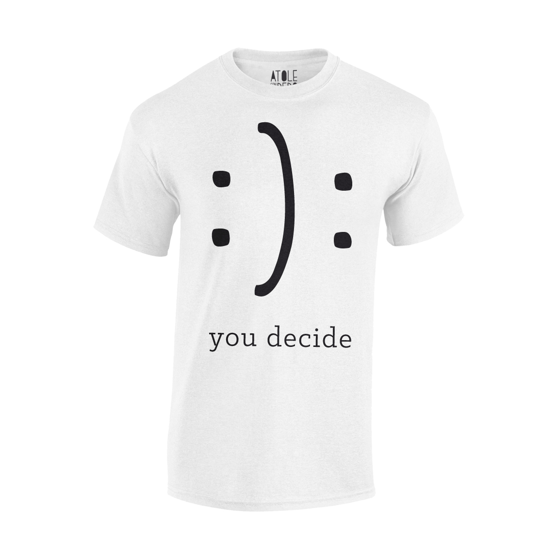 Playera Atole con el dedo Hombre Blanco G
