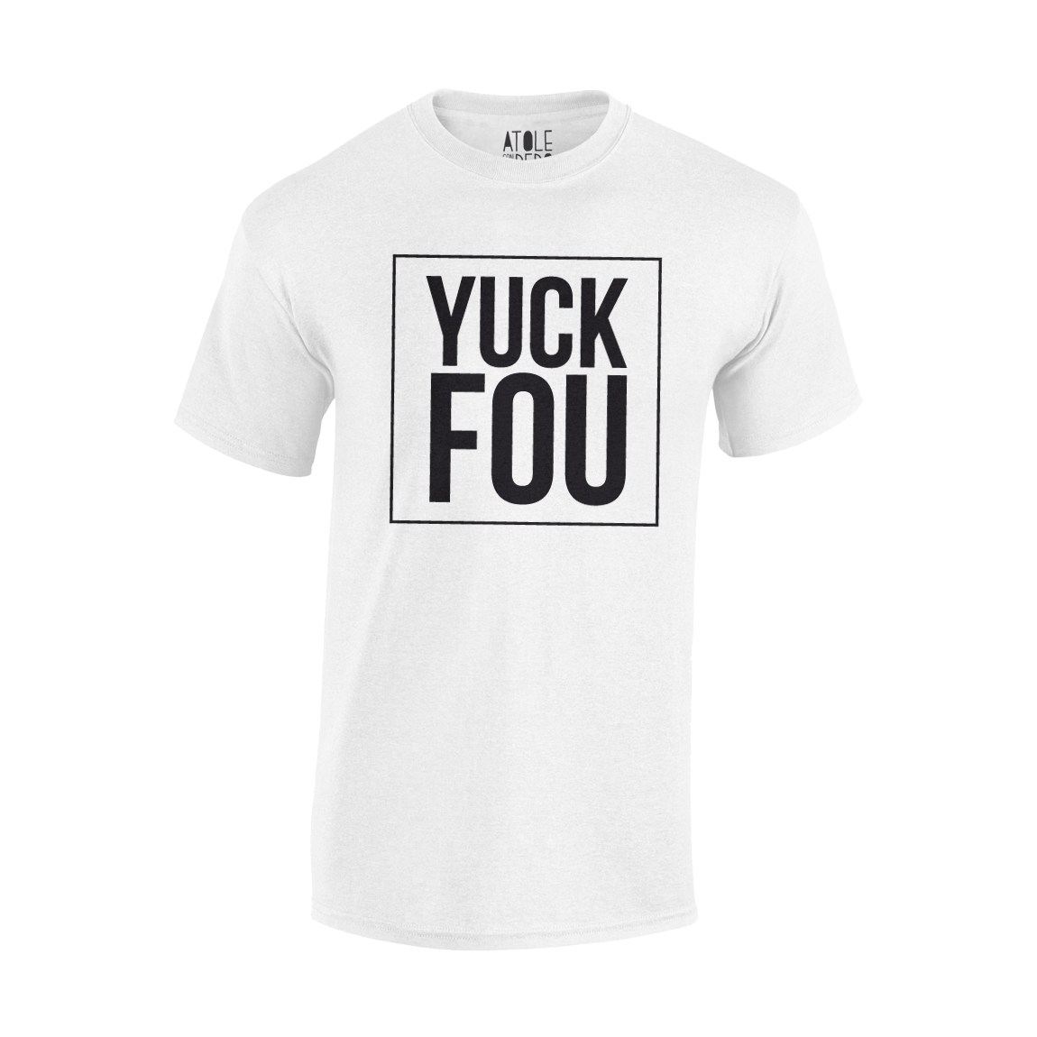 Playera Atole con el dedo Hombre Blanco M
