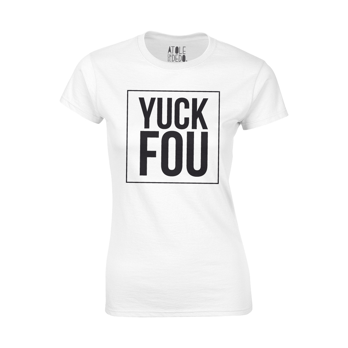 Playera Atole con el dedo Mujer Blanco M