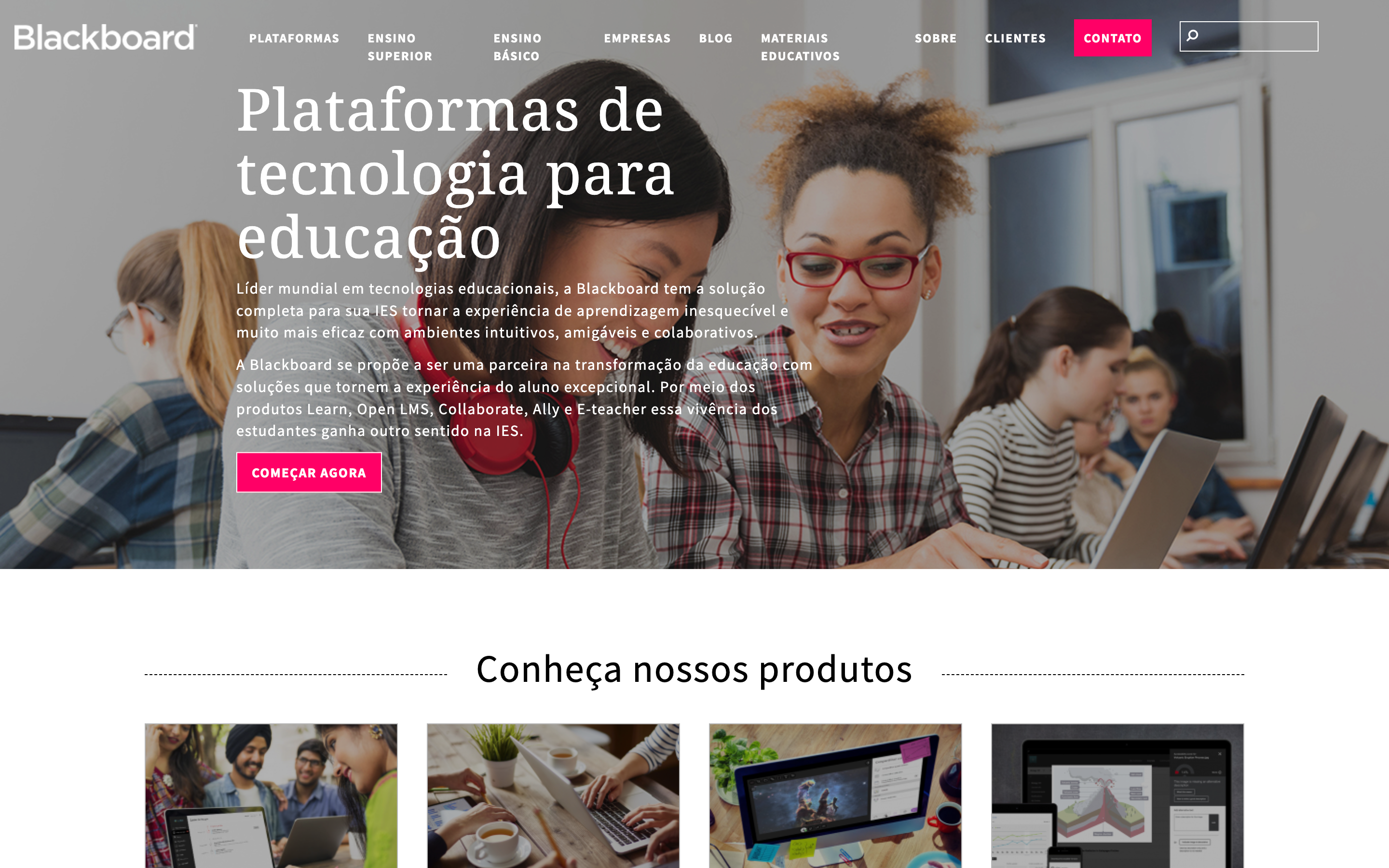 Blackboard Homepage