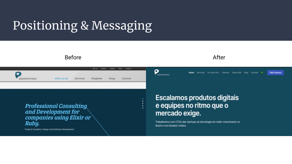 Plataformatec Homepage