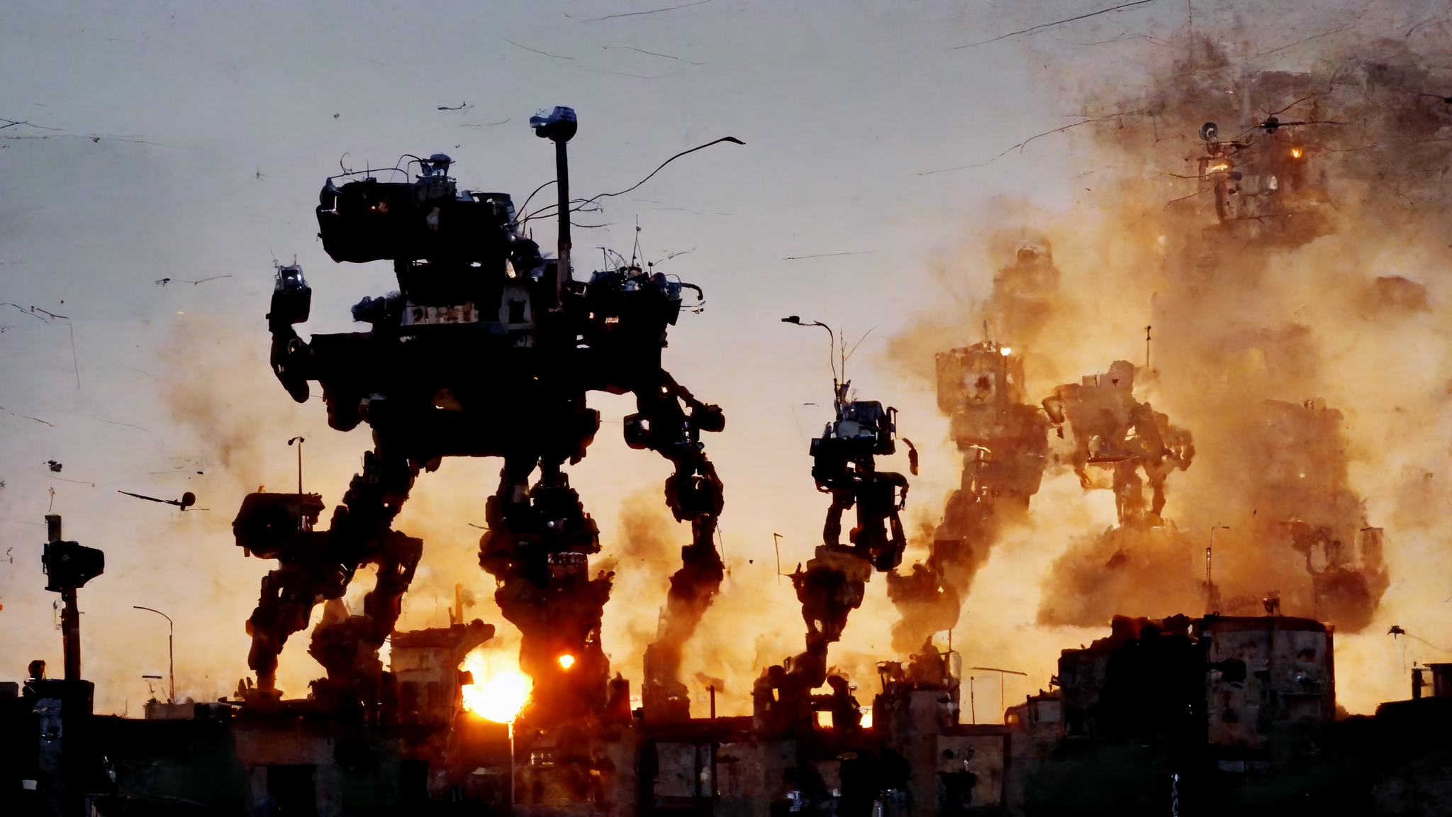 Midjourney Mechwarrior