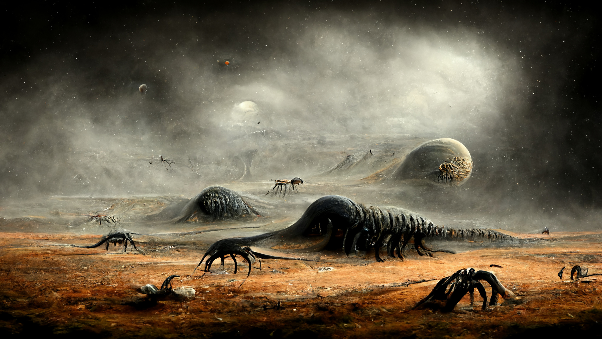 Midjourney Dune Planet