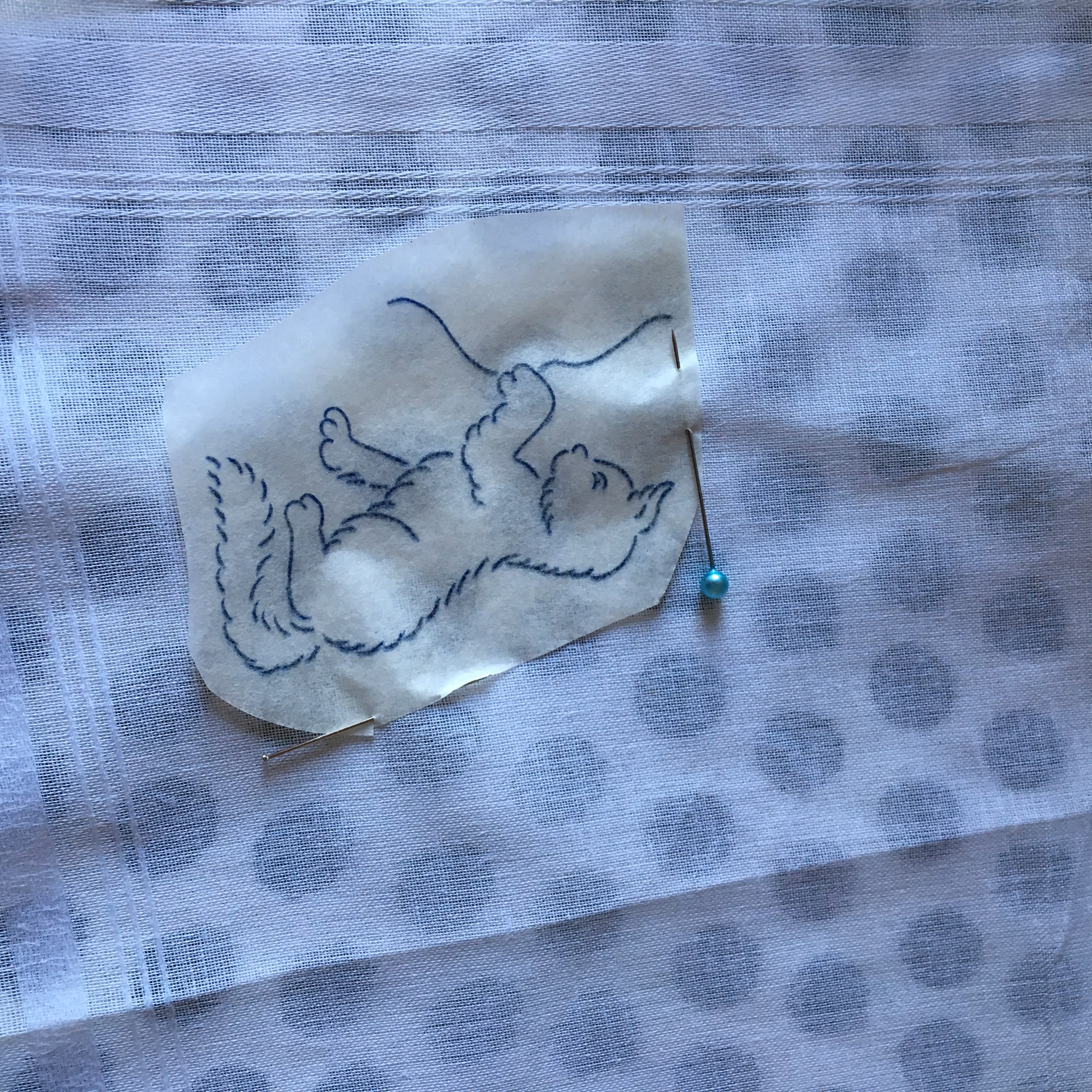Top tip - using embroidery transfers - Felixstowe Sewing School