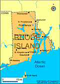 Map of Rhode Island