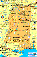 Map of Mississippi