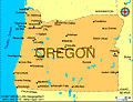 Map of Oregon