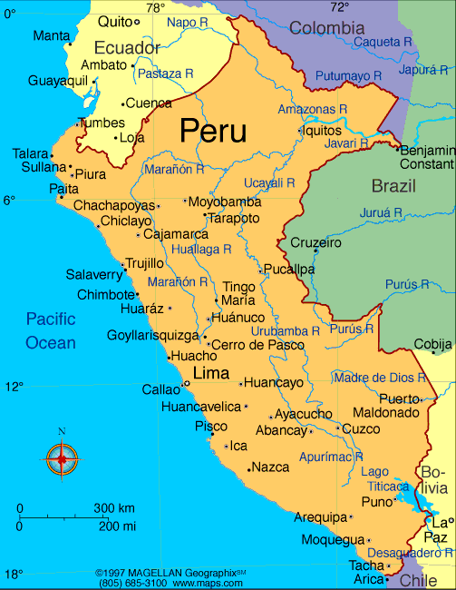 Image result for peru map