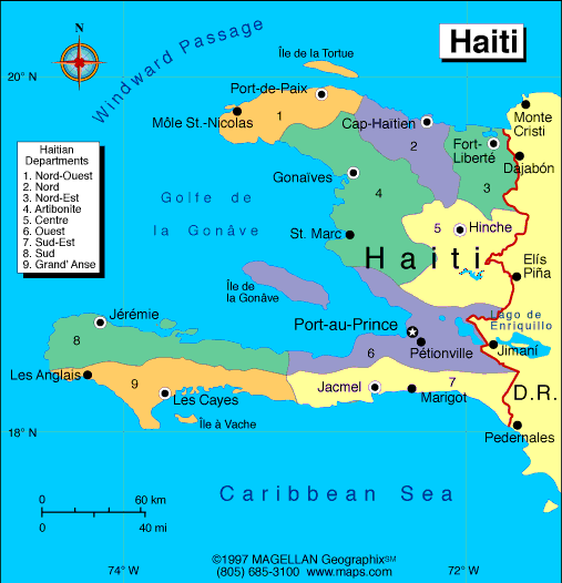 Haiti Map Infoplease