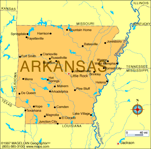 where is arkansas on the map Arkansas Map Infoplease where is arkansas on the map