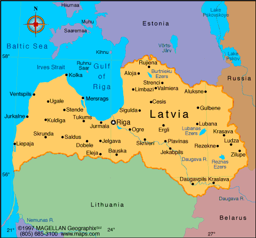 where is latvia on the map Latvia Map Infoplease where is latvia on the map