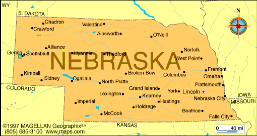 map of ogallala nebraska Nebraska Map Infoplease map of ogallala nebraska