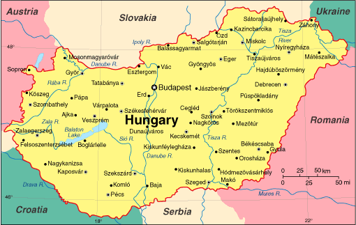 Hungary On World Map Hungary Map | Infoplease