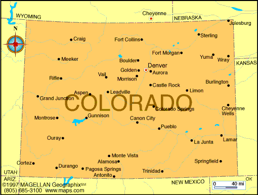 a map of colorado Colorado Map Infoplease a map of colorado