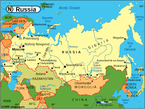 Russia Location On World Map Russia Map | Infoplease