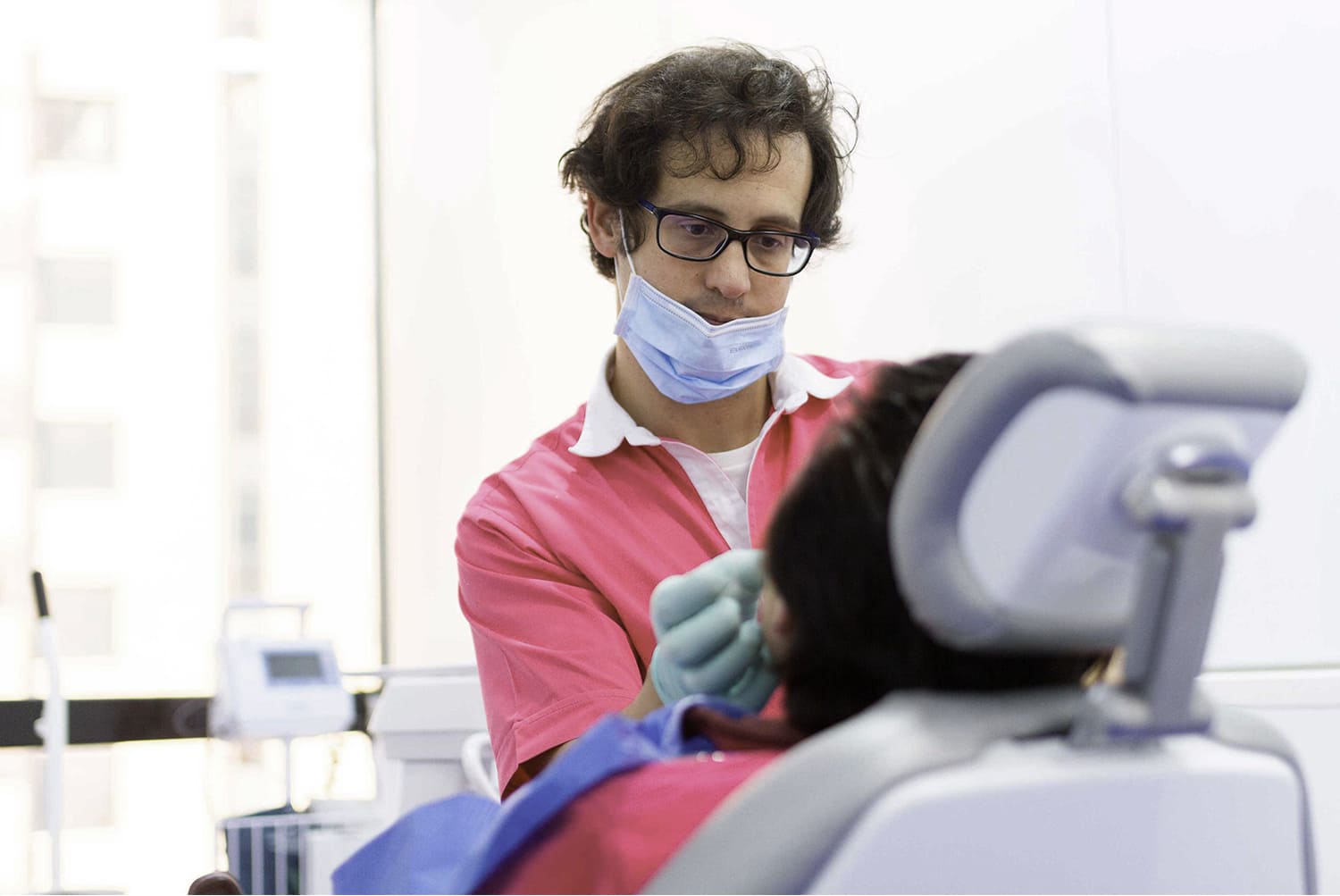 Revisión rutinaria en el dentista