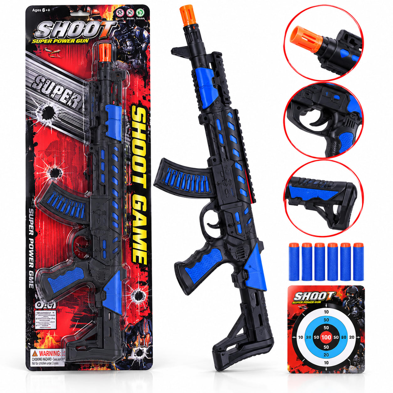 Rifle de juguete con Mira de Puntería
