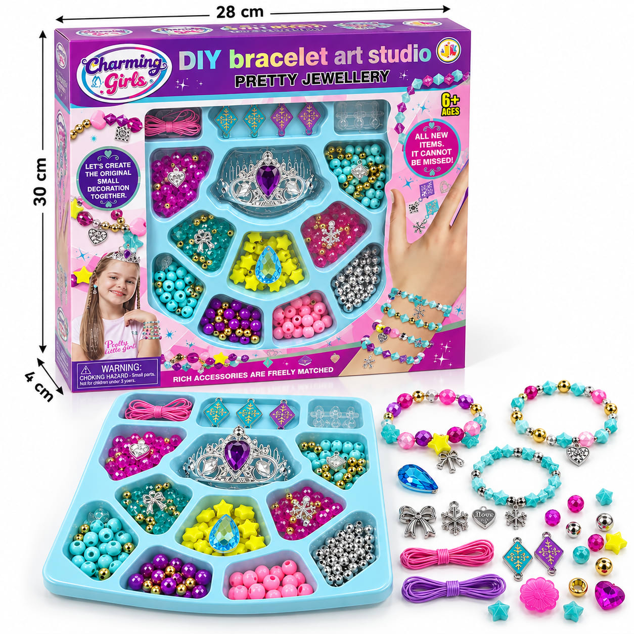 Set Creativo Cuentas para Hacer Pulseras y Bisutería, foto 1 de 2