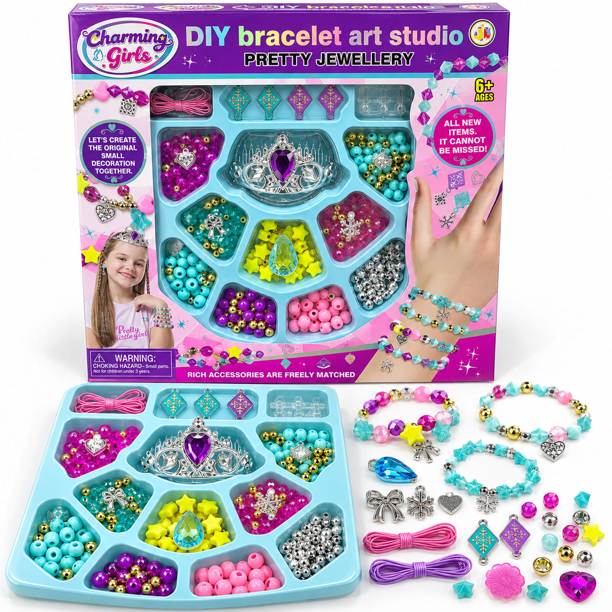 Set Creativo Cuentas para Hacer Pulseras y Bisutería, foto 2 de 2