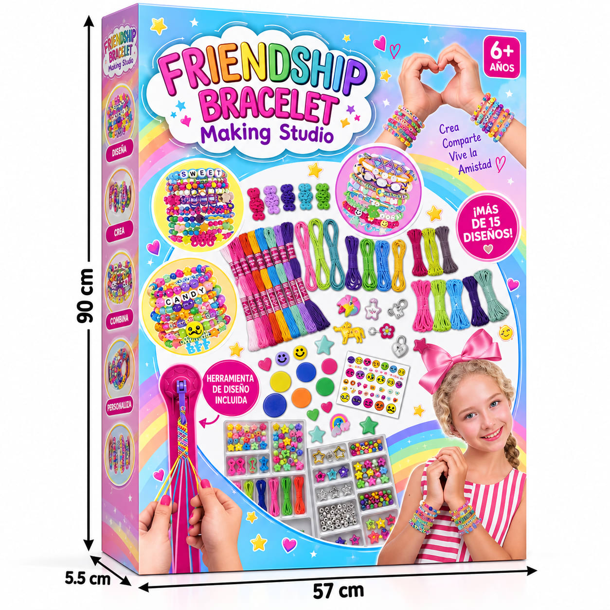 Set para Crear Pulseras de la Amistad con Cuentas y Accesorios, foto 3 de 3