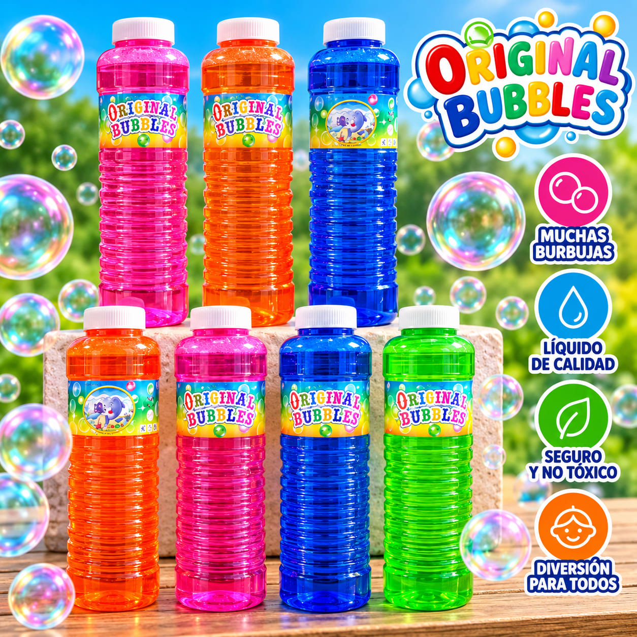 Líquido para Burbujas 1 Litro 