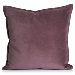 Pute m/dunfyll velour plomme 50x50 cm