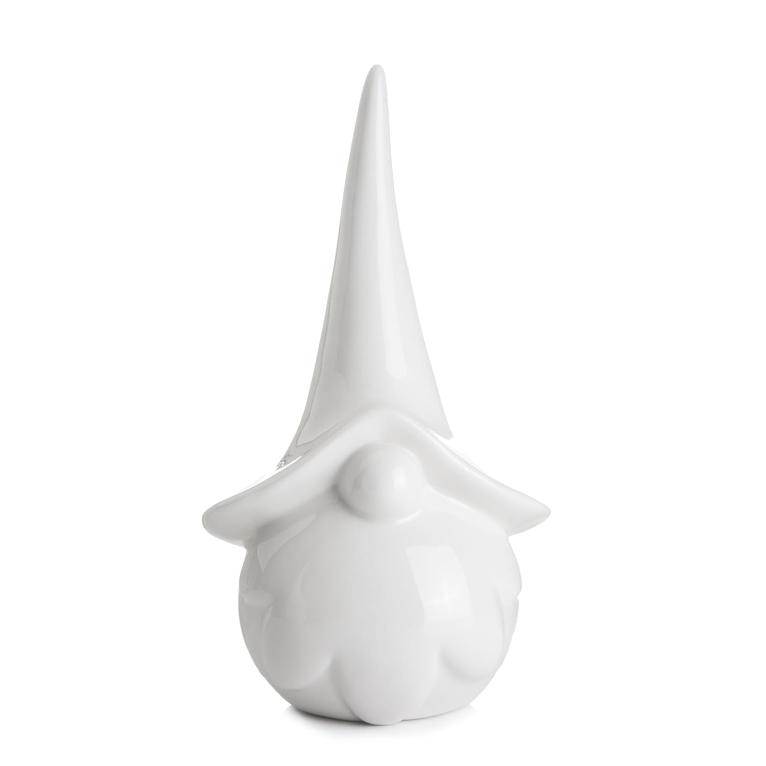Nisse hvit m/høy lue H:20 cm