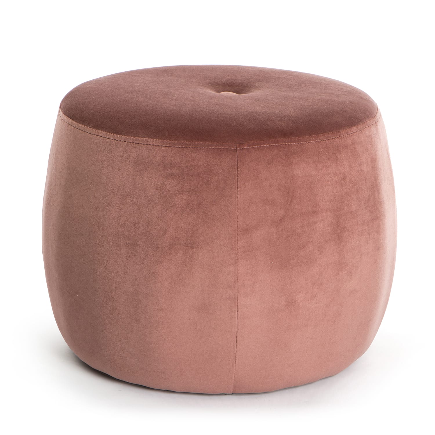 Puff Velvet gammelrosa ø:47 cm