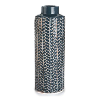 Vase Strå blå 29 cm