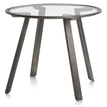 Madame Bord  mørk grå  H:50 B:60 D:60