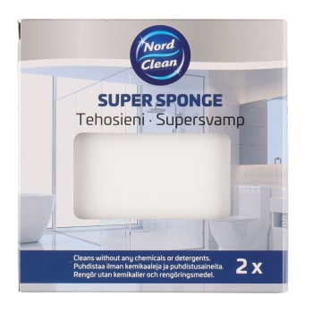 Supersvamp 2-pk hvit