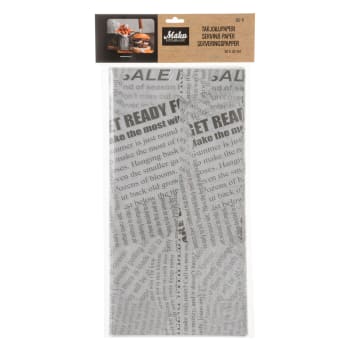 Serveringspapir med mønster 50-pk 30x30cm
