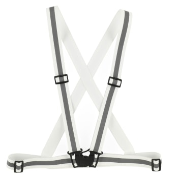 Refleksvest Atom justerbar hvit