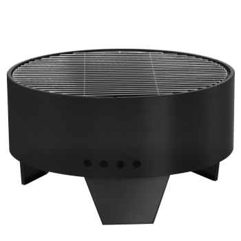 Bålpanne med rist Sort ø:56cm