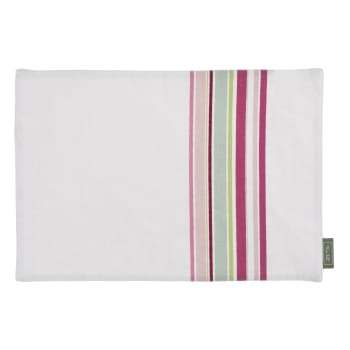 Spisebrikke Songvaar striper/hvit 48x33 cm