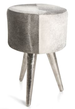 Madame krakk m/pels og ben i nikkel Ø:36 cm