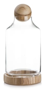 Madame Krukke Tina glass/gummitre  H:41 B:21 D:21