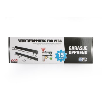 Redskapsoppheng 15 deler garasje