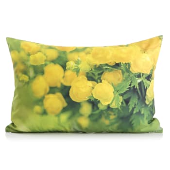 Pute m/fotoprint smørblomst 60x40