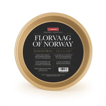 Bakeform Florvåg gull Ø:22,5 cm