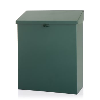 Postkasse 26x34 cm grønn