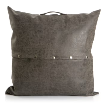 Pute Lodge PU grå 60x60xcm