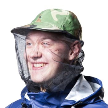 Caps med myggnett kamuflasje