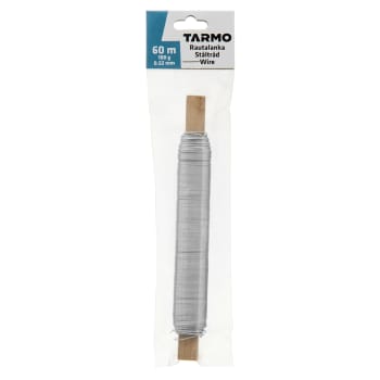 Wire 0,52mm sølv 60m