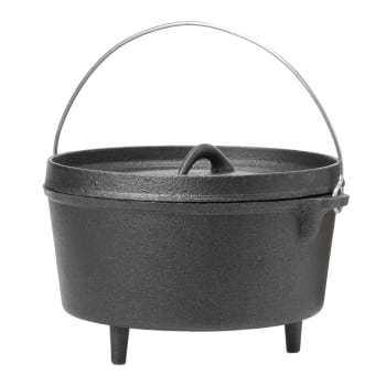 Gryte støpejern sort 3L