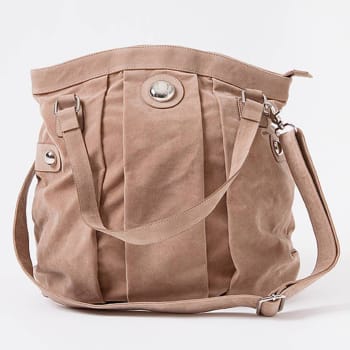 Veske med skulderreimer brun