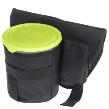Bærplukker belte med beholder sort 125cm 3,6L