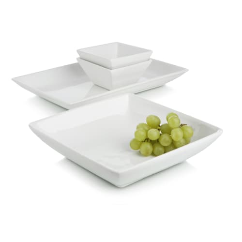 Skålsett Z Collection 4 deler hvit