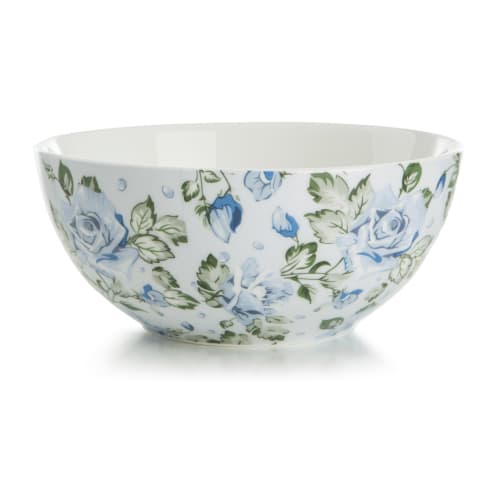 Skål Songvaar roser blåtoner Ø:14 H:6 cm