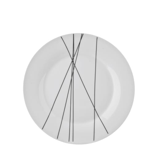 Asjett 4 pk Zipper porselen Ø:19 cm